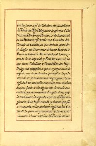 Carta de Brasão de Antônio Baylo, Oseñalde, Perez y Tomás, Cavaleiro da Casa Real Espanhola 81