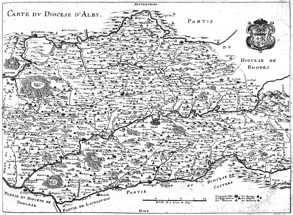 Carte Albi 1661 Zeiller 15224