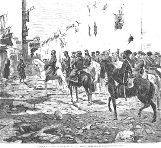 Cartagena después del sitio — Entrada del general en jefe en la ciudad