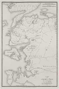 Carte de l'Empire de Priam - Choiseul-gouffier Gabriel Florent Auguste De - 1809