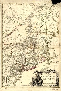 Carte du théatre de la guerre entre les Anglais et les Américains- Dressée d'après les cartes anglaises les plus modernes, LOC gm71005473
