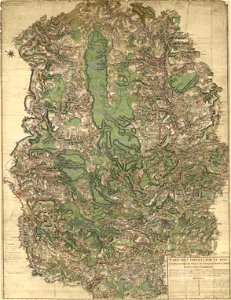 Carte du pays compris entre les villes de Sierques, Remich, Trèves, Berncastel et Trärbach RES CAR Rol 007