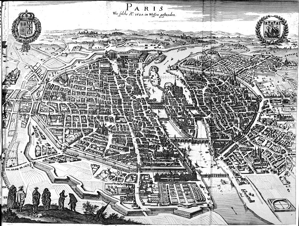 Carte Paris Zeiller 13693