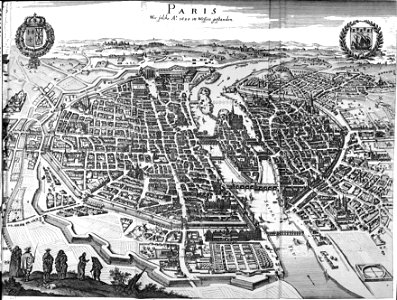 Carte Paris Zeiller 13693