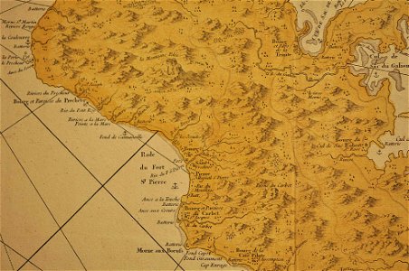 Carte de l'isle de la Martinique Detail 3