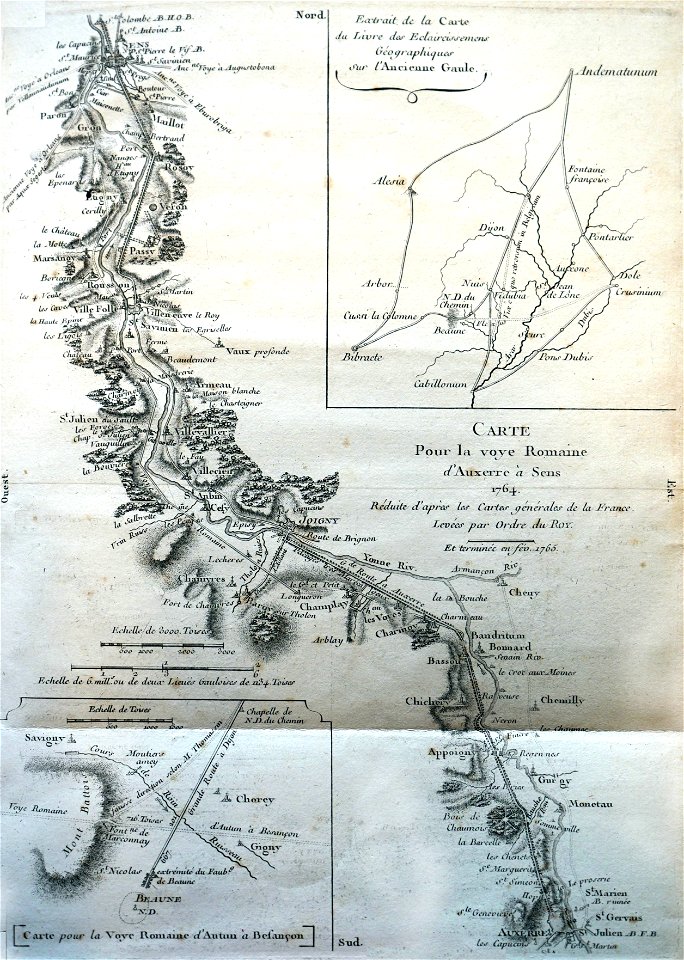 Carte voie romaine 13459