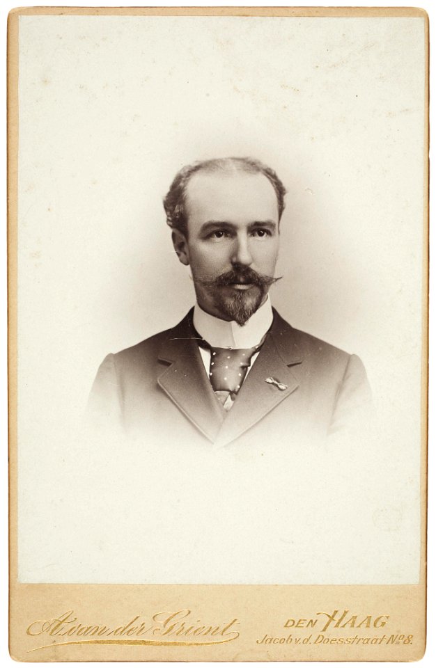 Carte de visite van F.W.J.G. Snijder van Wissenkerke
