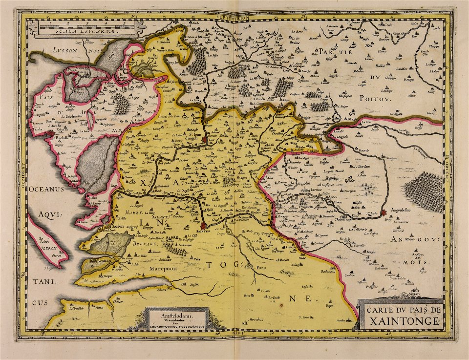Carte du pais de Xaintonge - CBT 5879813