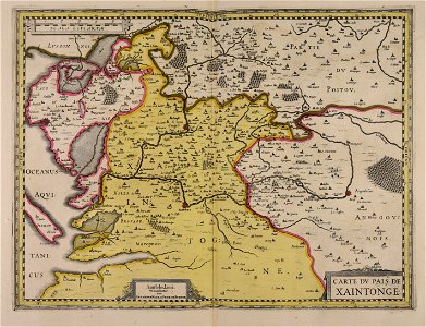 Carte du pais de Xaintonge - CBT 5879813