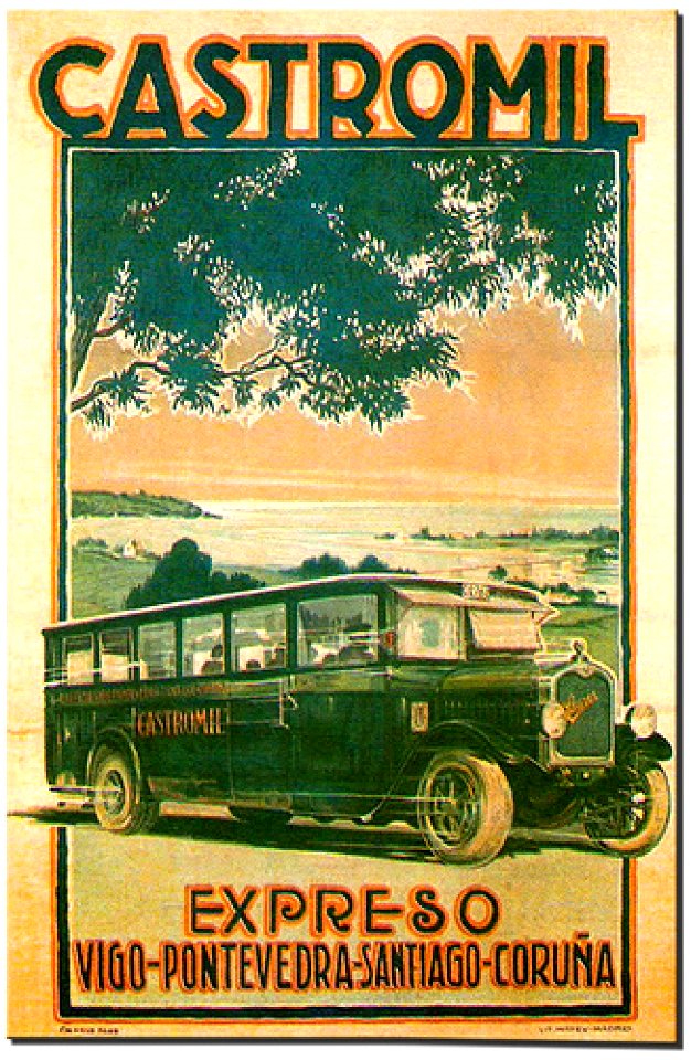 Cartel Castromil Camilo Díaz Baliño