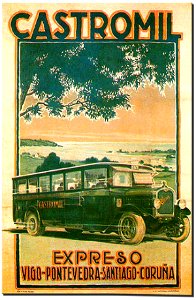 Cartel Castromil Camilo Díaz Baliño