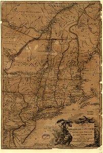 Carte du théatre de la guerre entre les Anglais et les Américains- Dressée d'après les cartes anglaises les plus modernes, LOC gm71005474