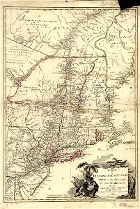 Carte du théatre de la guerre entre les Anglais et les Américains- Dressée d'après les cartes anglaises les plus modernes, LOC gm71005473
