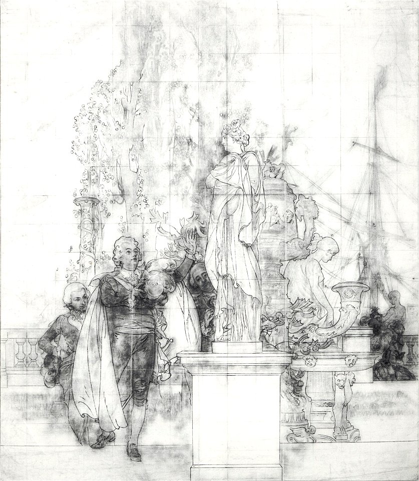 Cartoon for the Lower Hall of the NM - Nationalmuseum - 25334