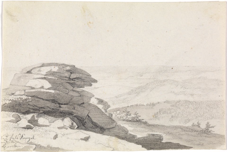Carl Gustav Carus - Die Teufelskanzel auf dem Brocken (1811)