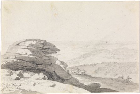 Carl Gustav Carus - Die Teufelskanzel auf dem Brocken (1811)