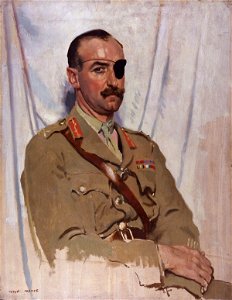 Sir Adrian Carton de Wiart by Sir William Orpen. Free illustration for personal and commercial use.