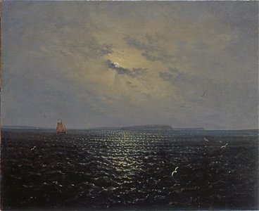 Carl Gustav Carus - Mondnacht bei Rügen