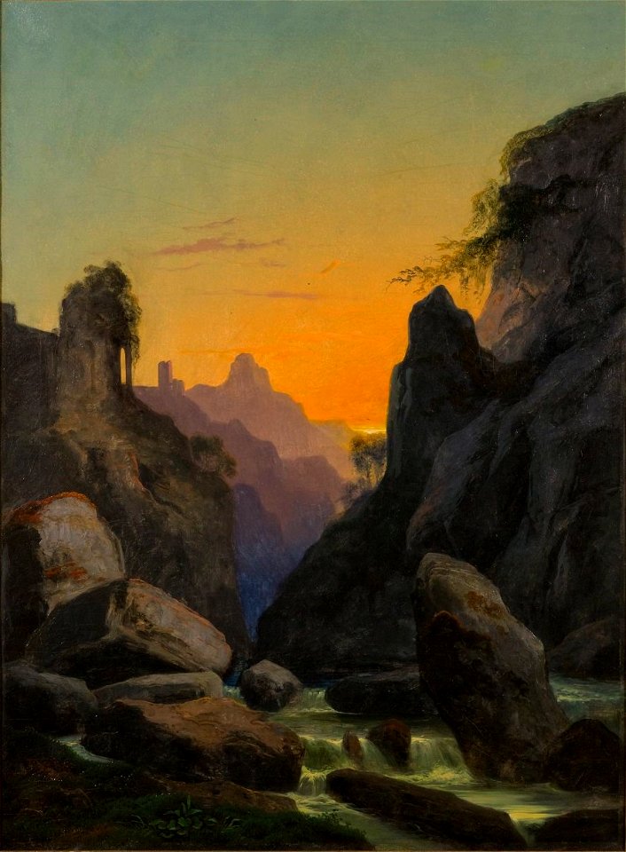 Carl Gustav Carus - Schönau bei Teplitz