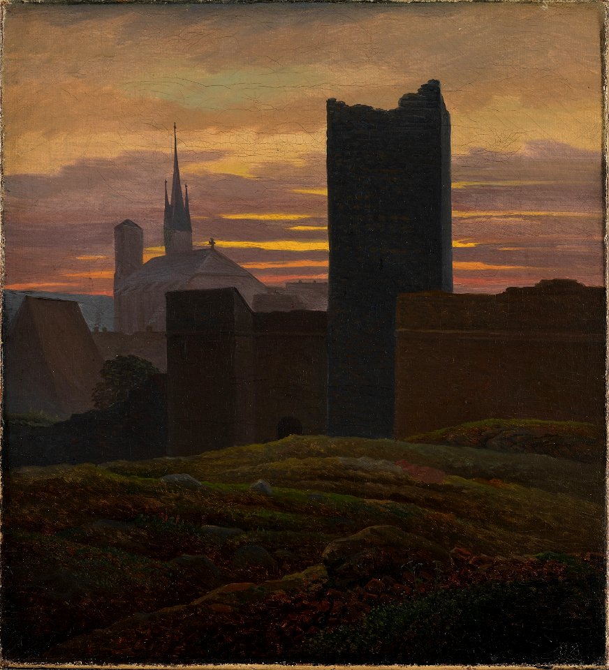 Carl Gustav Carus - Die Kaiserburg in Eger