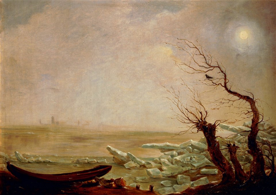 Carl Gustav Carus - Boot im Eis