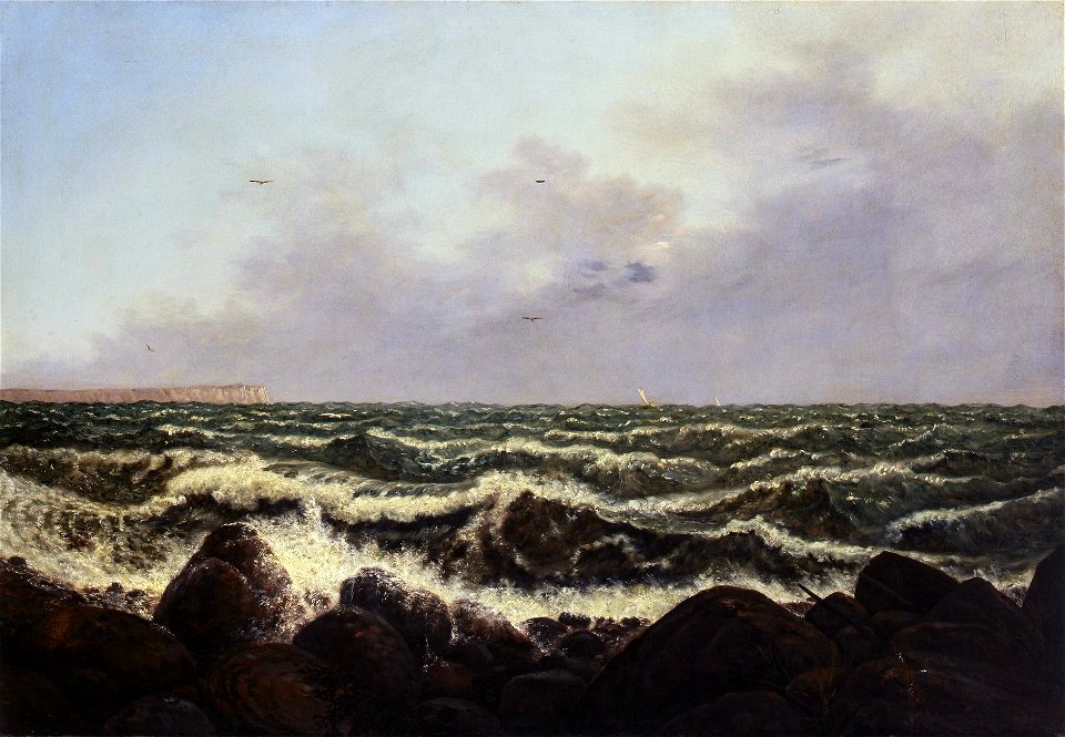 Carl Gustav Carus - Brandung bei Rügen
