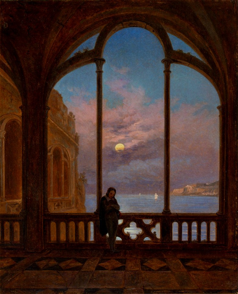 Carl Gustav Carus - Erinnerung an Neapel (ca.1832)