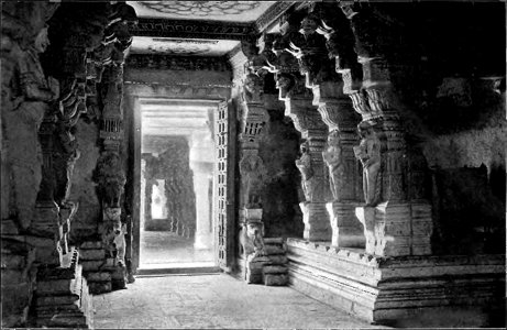 Carved temple at Ramesvara - Plate - History of India Vol 1 (1906)
