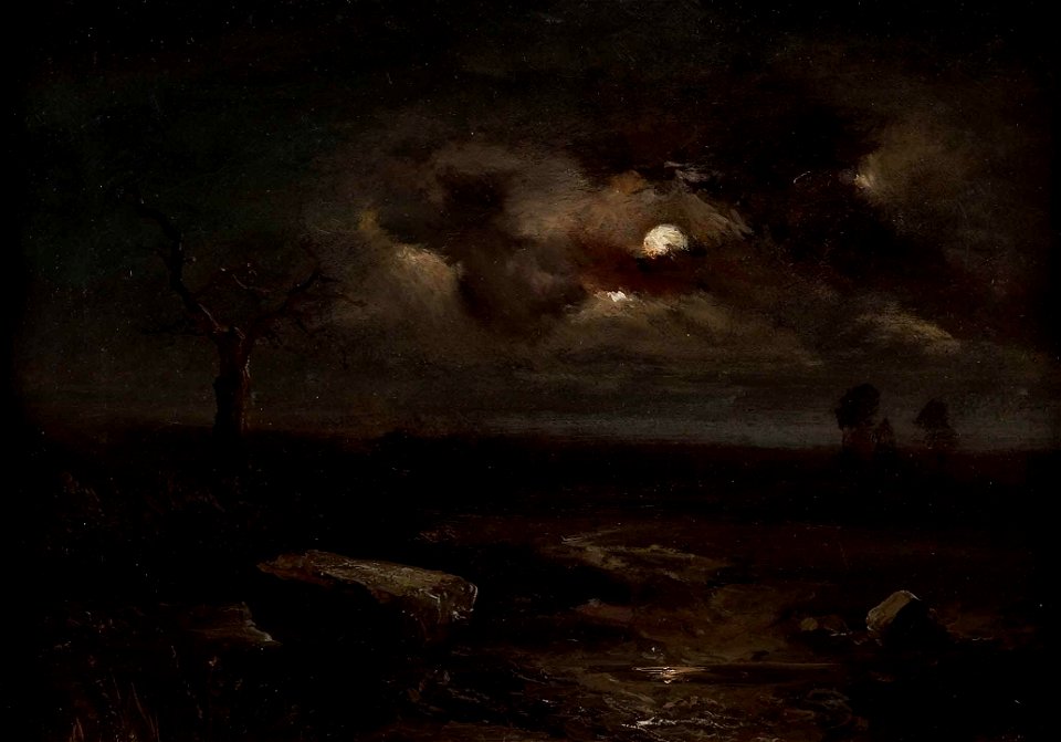 Carl Gustav Carus - Mondscheinlandschaft