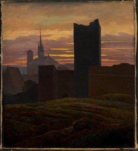 Carl Gustav Carus - The Imperial Castle, Eger - NG.M.02518 - National Museum of Art, Architecture and Design