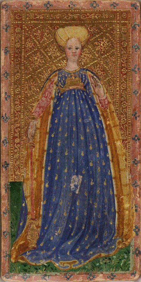 Cary-Yale Tarot deck - Damsel of Staves