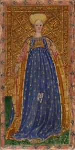 Cary-Yale Tarot deck - Damsel of Staves