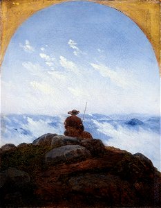 Carl Gustav Carus - Wanderer on the Mountaintop