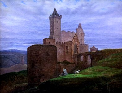 Carl Gustav Carus - Die Rudelsburg (1825)
