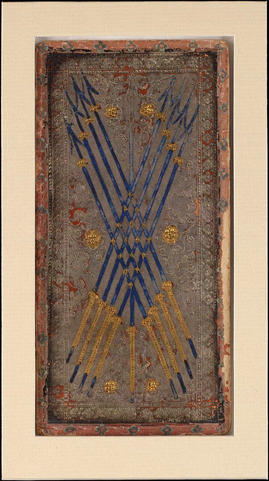 Cary-Yale Tarot deck - Nine of Arrows