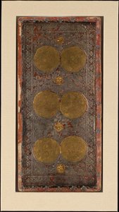 Cary-Yale Tarot deck - Six of Coins