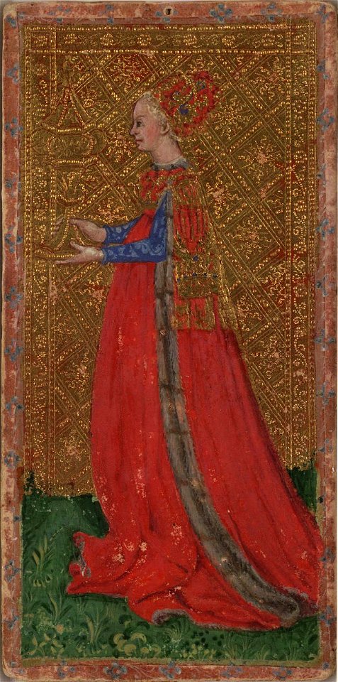 Cary-Yale Tarot deck - Damsel of Cups