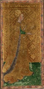 Cary-Yale Tarot deck - Damsel of Coins