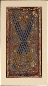 Cary-Yale Tarot deck - Six of Arrows