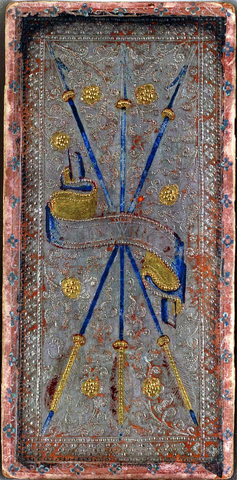 Cary-Yale Tarot deck - Three of Arrows