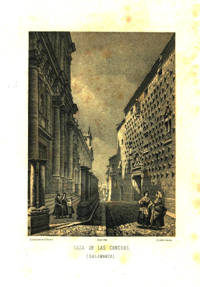 Casa de las Conchas (1865) - Parcerisa, F. J.