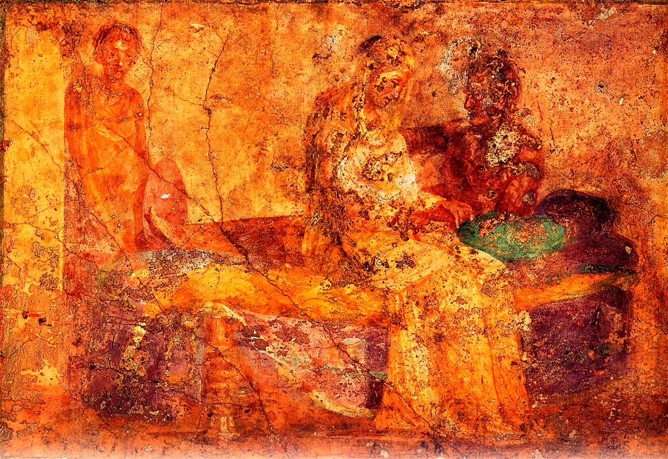 Casa della Farnesina - Cubiculum D - Right wall - Left Side