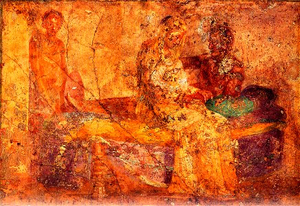 Casa della Farnesina - Cubiculum D - Right wall - Left Side