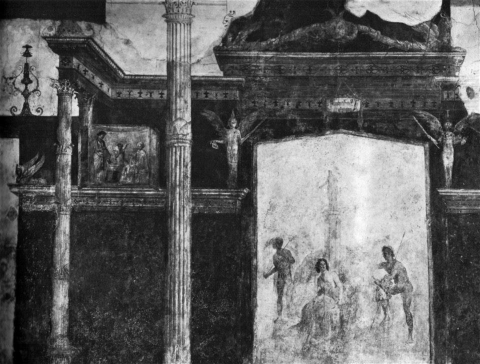 Casa di livia, parete del tablino