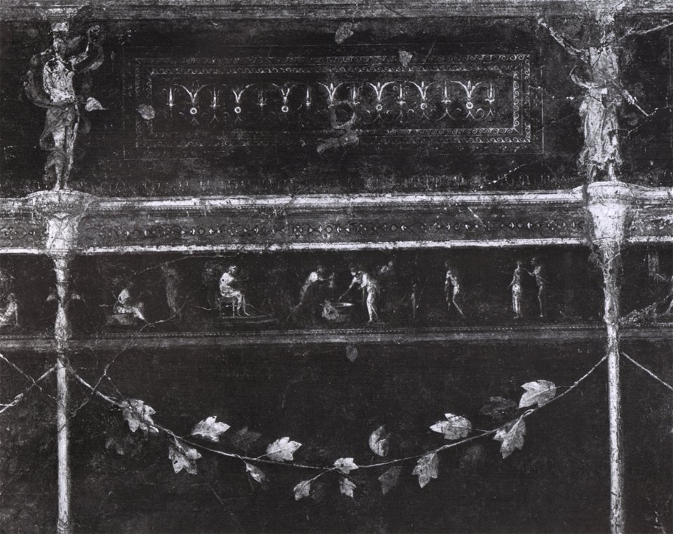 Casa della farnesina, sala nera