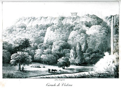 Cascade de Vodina - CousinÉry Esprit Marie - 1831