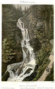 Cascade des Parisiens - Vallée de l'Hospice (Haute-Garonne) - Fonds Ancely - B315556101 A MERCEREAU 1 016