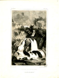 Cascade de Discoo, aux Eaux-Bonnes (Basses-Pyrénées-Vallée d'Ossau) - Fonds Ancely - B315556101 A GORSE 9 010