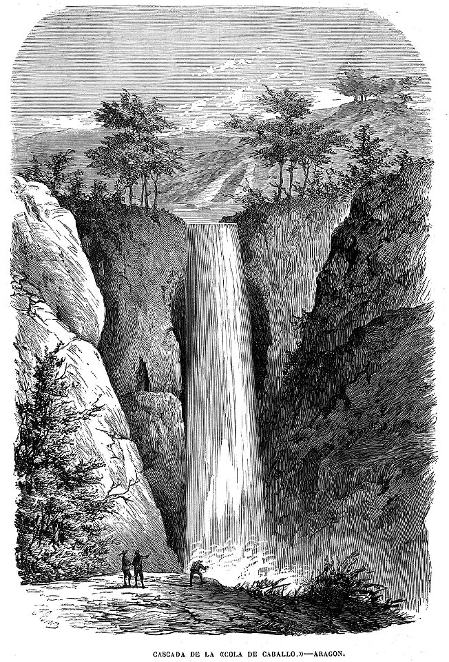 Cascada de la Cola de Caballo, en El Museo Universal