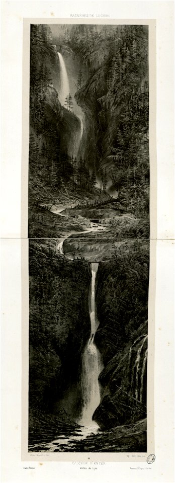 Cascade d'Enfer - Vallée du Lys - Fonds Ancely - B315556101 A PETIT 3 008